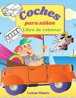 Coches Para Niños - Libro Para Colorear