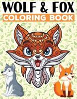 Wolf & Fox Coloring Book