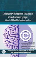 Contemporary Management Stragies in Intellectual Property Rights(IPR) Relevent to Nam and Other Developing Countries