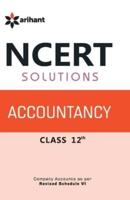 NCERT Solutions Accountancy XII