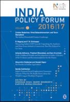 India Policy Forum 2016-17. Volume 13