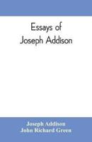 Essays of Joseph Addison