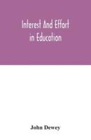 Interest and effort in education