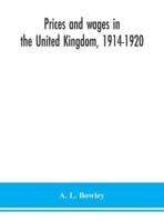 Prices and wages in the United Kingdom, 1914-1920