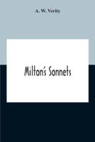 Milton'S Sonnets