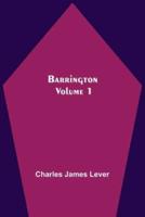 Barrington. Volume 1