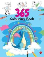 365 COLOURING BOOK Paint and Draw With 365 Big Pictures