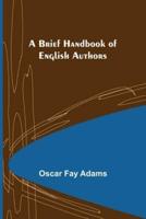 A Brief Handbook of English Authors