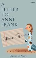 A Letter to Anne Frank