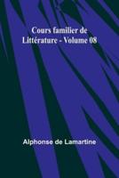 Cours Familier De Litt?rature - Volume 08