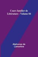 Cours Familier De Litt?rature - Volume 04