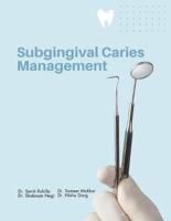 Subgingival Caries Management