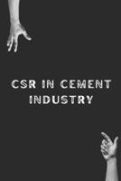 CSR in Cement Industry