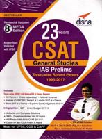 23 Years Csat General Studies IAS Prelims Topic Wise Solved Papers 1995-2017