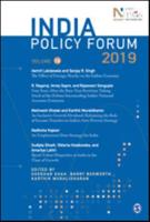India Policy Forum 2019. Volume 16