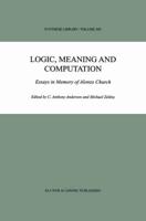 Logic, Meaning and Computation