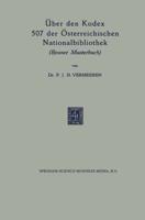 Uber Den Kodex 507 Der Osterreichischen Nationalbibliothek: Reuner Musterbuch