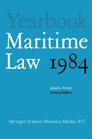 Yearbook Maritime Law : Volume I