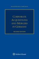 Corporate Acquisitions and Mergers in Germany