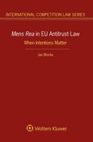 Mens Rea in EU Antitrust Law