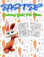 Easter Coloring Book For Teens: 20 Easter Unique Coloring Pages For Teens, Including Bunnies, Eggs, Easter Baskets &amp; More!