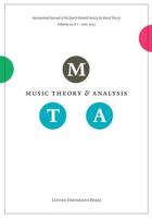 Music Theory and Analysis Volume 10 Issue 1, 2023 (Journal Subscription)