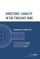 Directors' Liability in the Twilight Zone