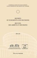 Reports of Judgments and Decisions / Recueil Des Arrets Et Decisions Vol. 2012-II