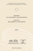 Reports of Judgments and Decisions / Recueil Des Arrets Et Decisions Vol. 2009-I