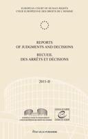 Reports of Judgments and Decisions / Recueil Des Arrets Et Decisions Vol. 2011-II