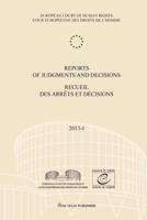 Reports of Judgments and Decisions / Recueil Des Arrets Et Decisions. Volume 2013-I