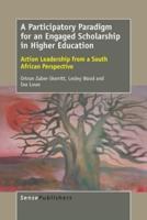 A Participatory Paradigm for an Engaged Scholarship in Higher Education