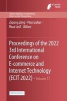 Proceedings of the 2022 3rd International Conference on E-Commerce and Internet Technology (ECIT 2022)