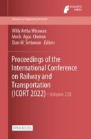 Proceedings of the International Conference on Railway and Transportation (ICORT 2022)