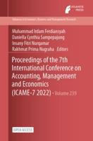 Proceedings of the 7th International Conference on Accounting, Management and Economics (ICAME-7 2022)