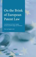 On the Brink of European Patent Law