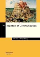 Registers of Communication
