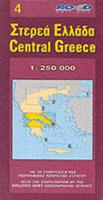 Map of Central Greece