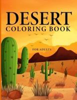 Desert Coloring Book for Adults