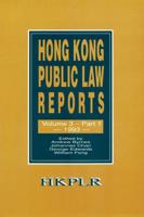 Hong Kong Public Law Reports, Vol. 3, Part 1 (1993)