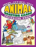 Animal Greeting Cards Coloring Book 2020