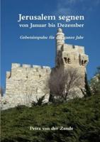 Jerusalem Segnen Von Januar Bis Dezember