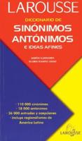 Diccionario De Sinónimos, Antónimos, E Ideas Afines