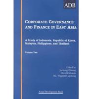 Corporate Governance and Finance in East Asia