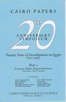 Twenty Years of Development in Egypt: I