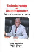 Scholarship and Commitment: Essays in Honour of G.G. DARAH