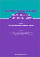 Thermodynamics Of Fluids: Measurement And Correlation