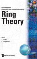 Ring Theory - Proceedings Of The Biennial Ohio State-Denison Conference 1992
