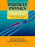 Particle Physics - Perspectives And Opportunities: Report Of The Dpf Committee On Long-Term Planning