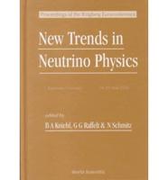 New Trends in Neutrino Physics